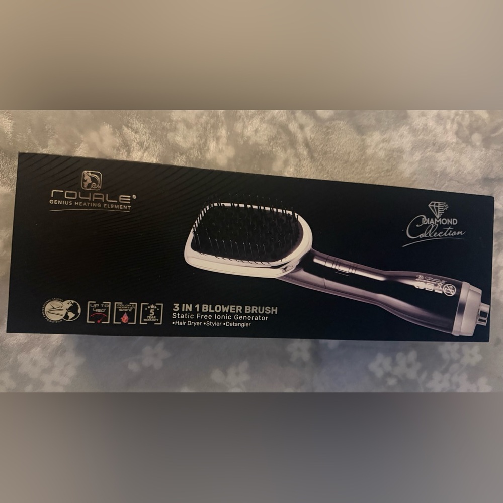 3 in 1 Blower Brush - Black